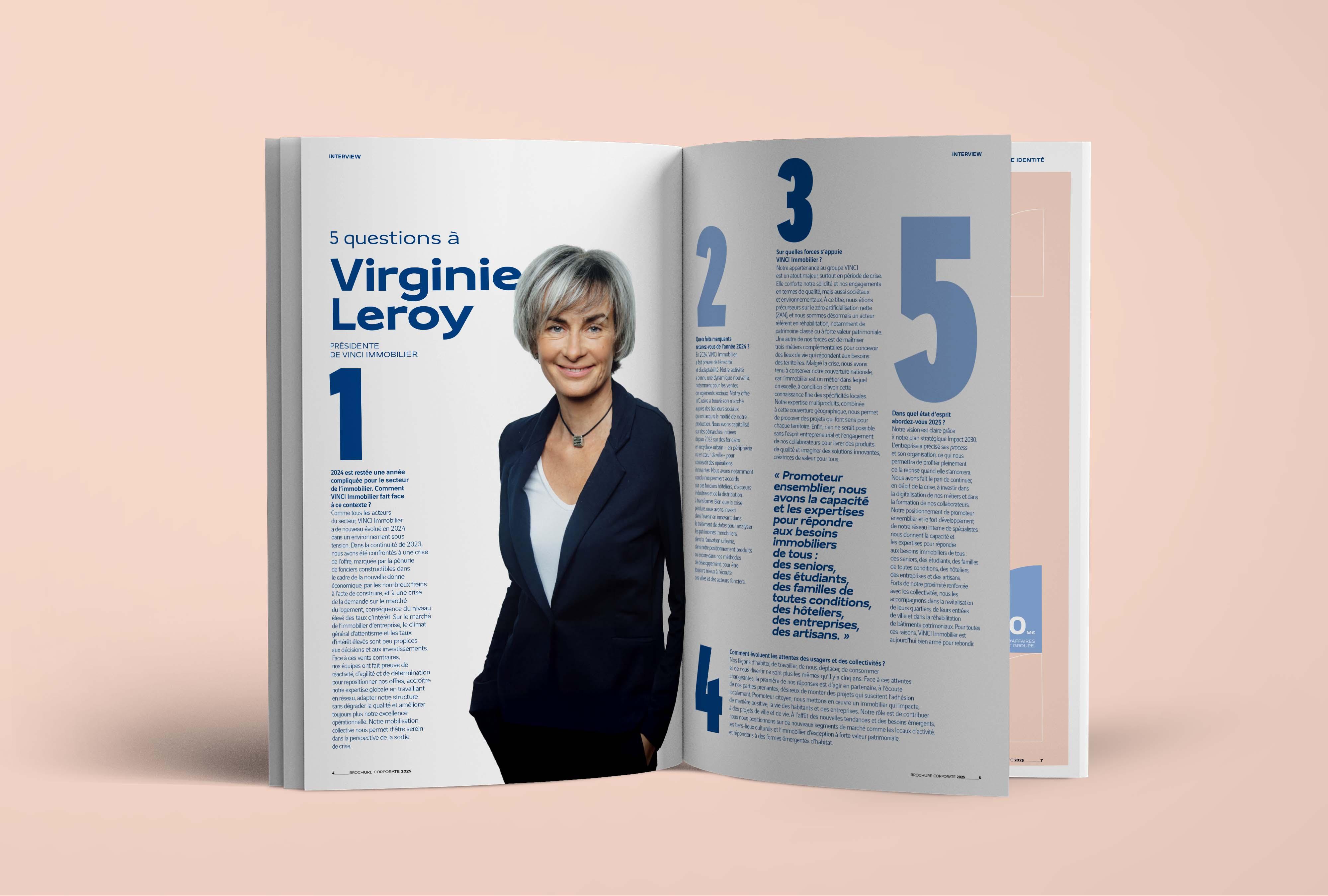 intérieur pages brochure corporate