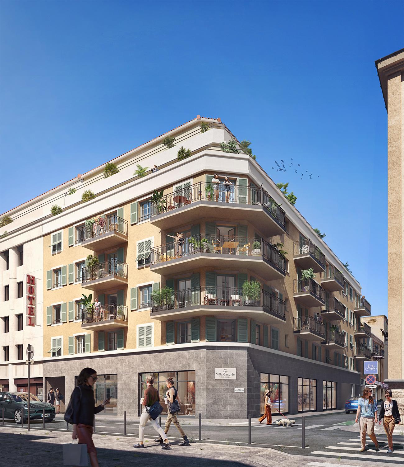 façade_Villa Candide_Nice